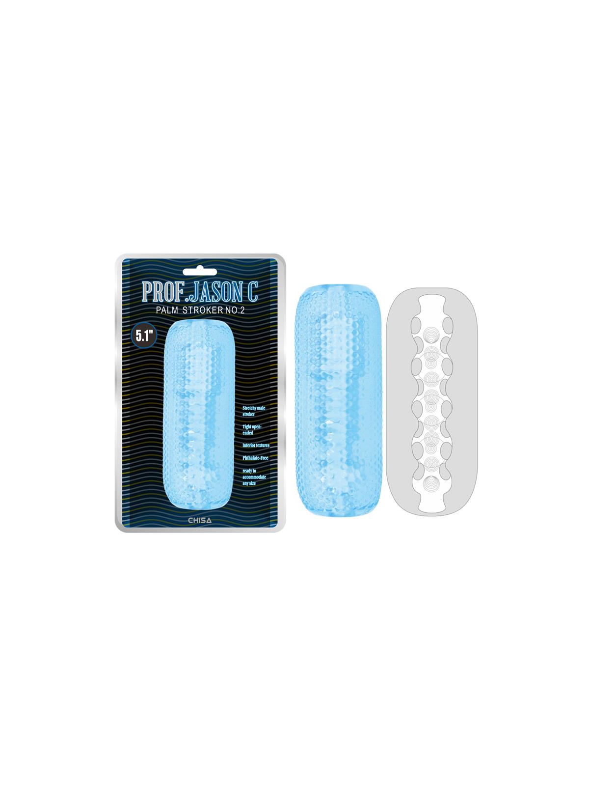 Masturbador Masculino Palm Stroker No. 2 - 4.9 Azul