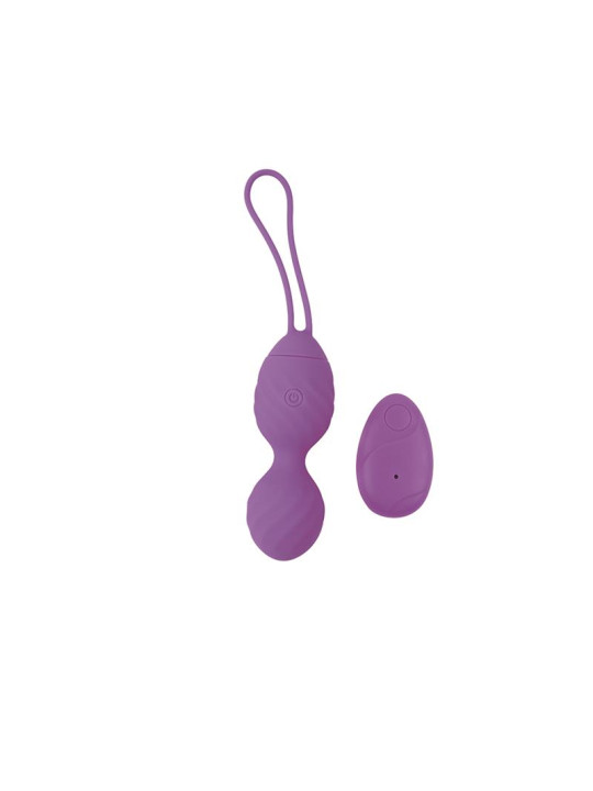 Huevo Vibrador Control Remoto Ridged USB Silicona 7.4