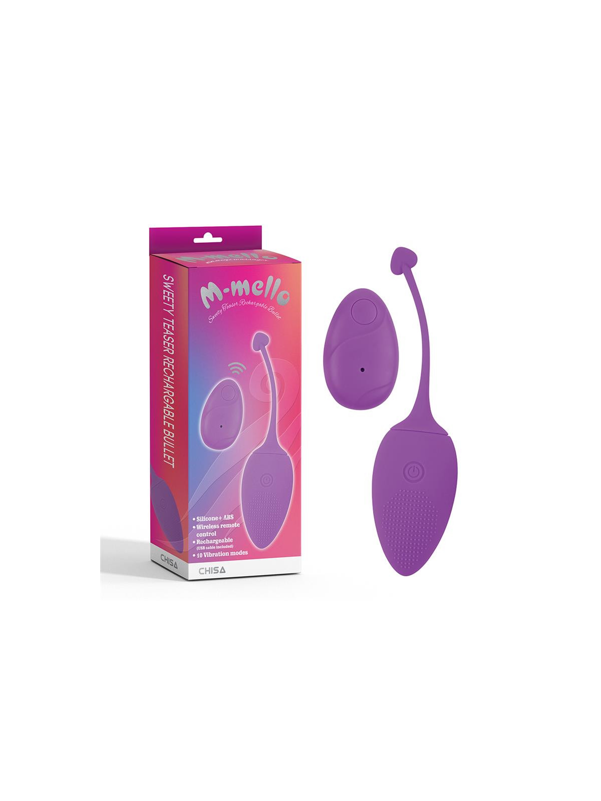 Huevo Vibrador Control Remoto Sweety Teaser USB 5.7