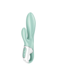 Vibrador con Funcion de Inflado Air Pump Bunny 5 con APP Satisfyer Connect