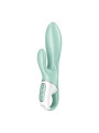 Vibrador con Funcion de Inflado Air Pump Bunny 5 con APP Satisfyer Connect