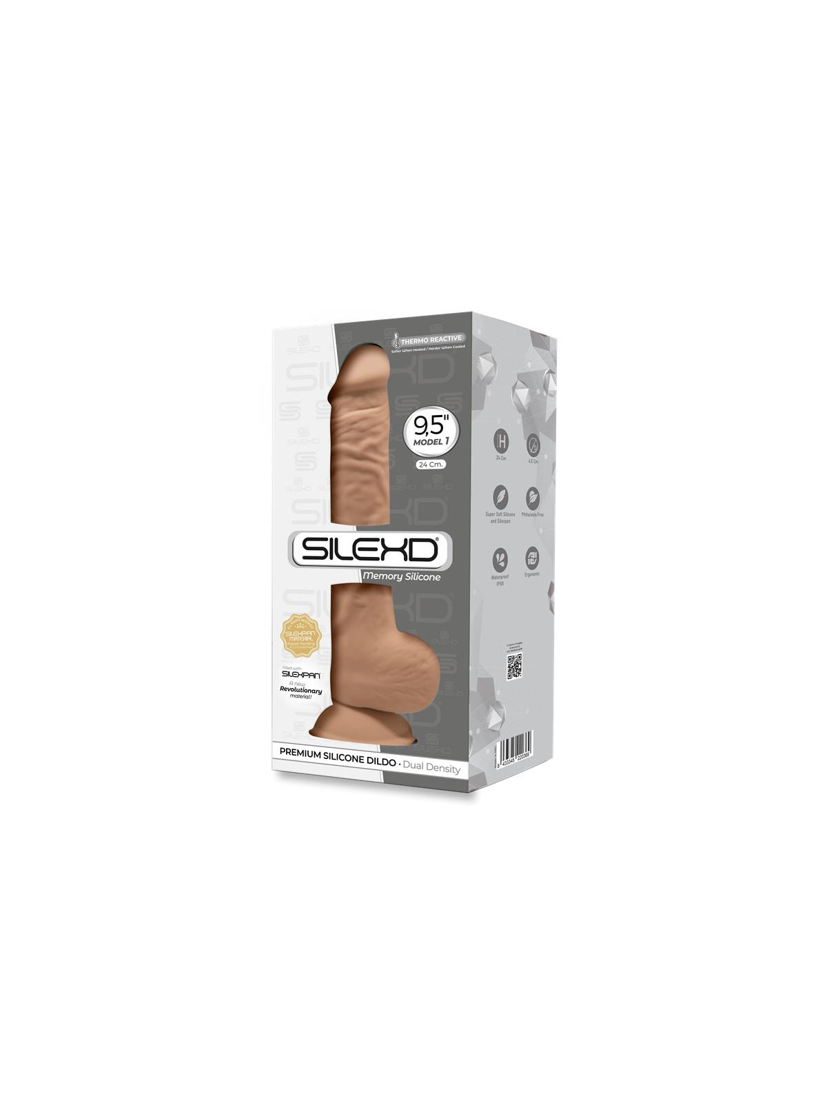 Dildo Dual Density Mod. 3 - 9.5 Caramel