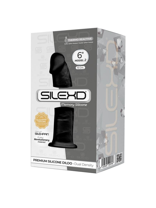 Dildo Dual Density Mod. 2 - 6 Negro