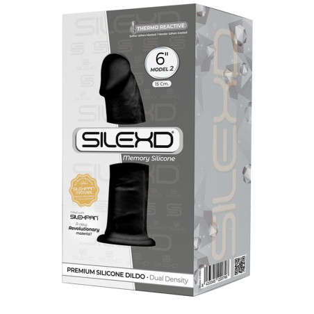 Dildo Dual Density Mod. 2 - 6 Negro