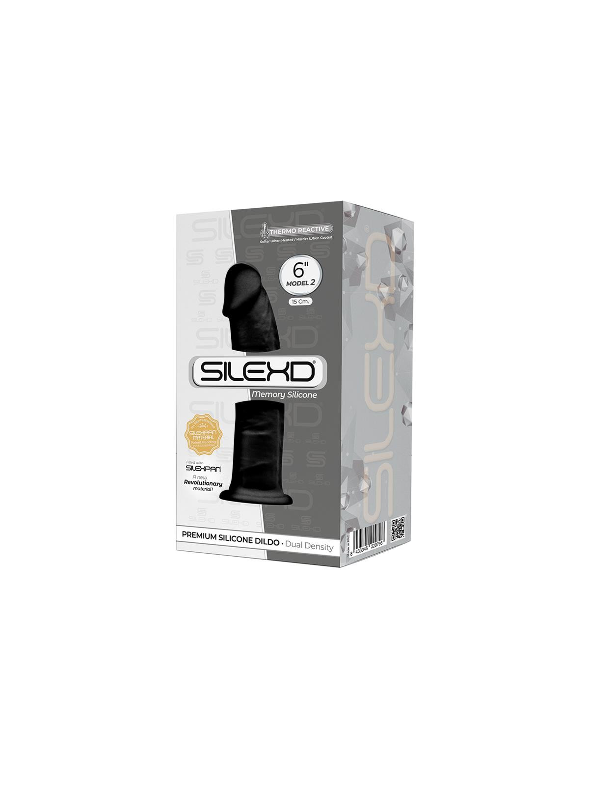 Dildo Dual Density Mod. 2 - 6 Negro