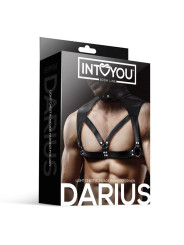 Darius Arnés Masculino para el Pecho Cuero Vegano