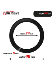 Anillo para el Pene Silicona Líquida 3.4 cm