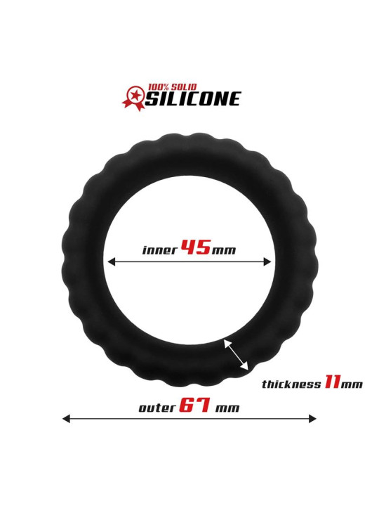 Anillo para el Pene Silicona Sólida 4.5 cm