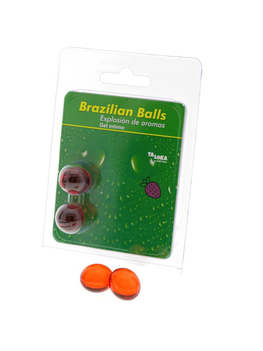 Set 2 Brazilian Balls Explosión de Aroma Fresa