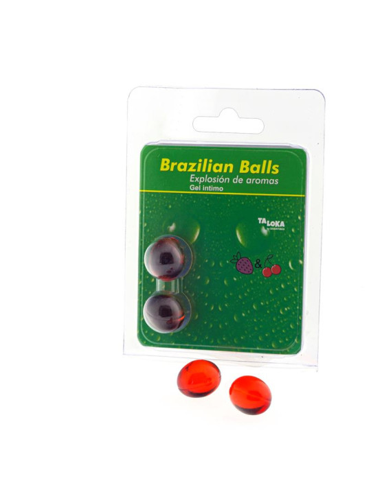 Set 2 Brazilian Balls Aroma de Fresa y Cereza