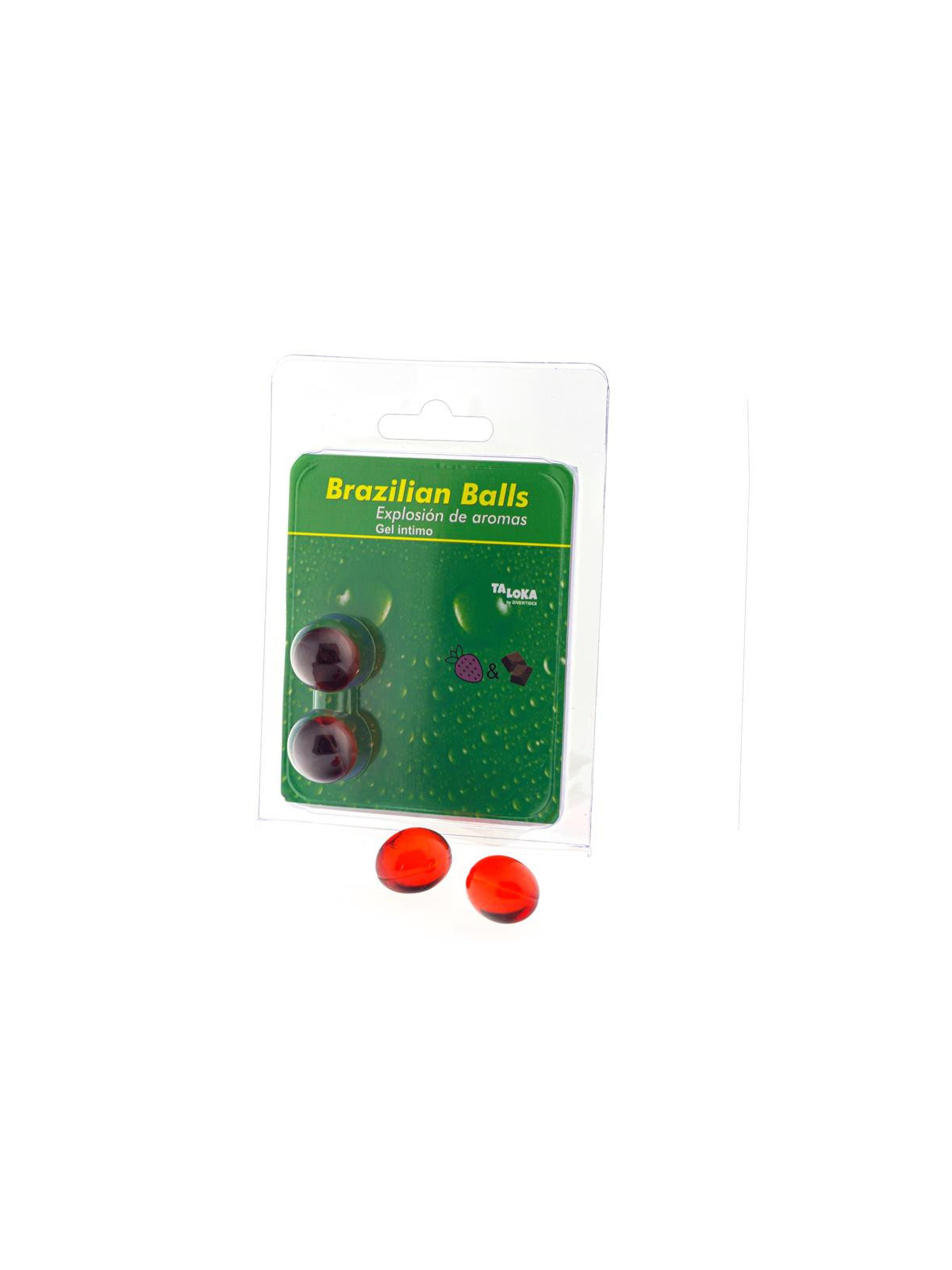 Set 2 Brazilian Balls Aroma Fresa y Chocolate