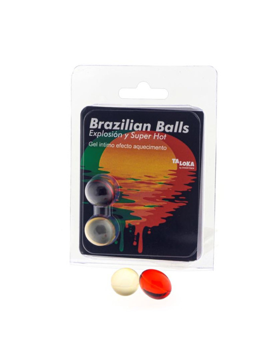 Set 2 Brazilian Balls Excitante Efecto Supercalentamieto