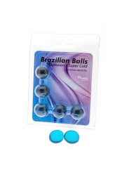 Set 5 Brazilian Balls Gel Excitante Efecto Frío