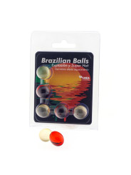 Set 5 Brazilian Balls Gel Efecto Supercalientamiento