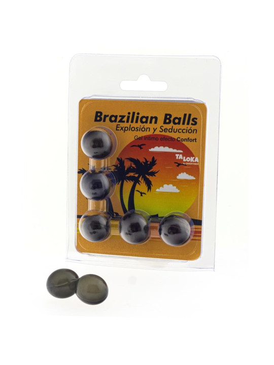 Set 5 Brazilian Balls Gel Excitante Efecto Confort