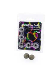 Set 5 Brazilian Balls Gel Excitante Efecto More Flavor/Más Sabor