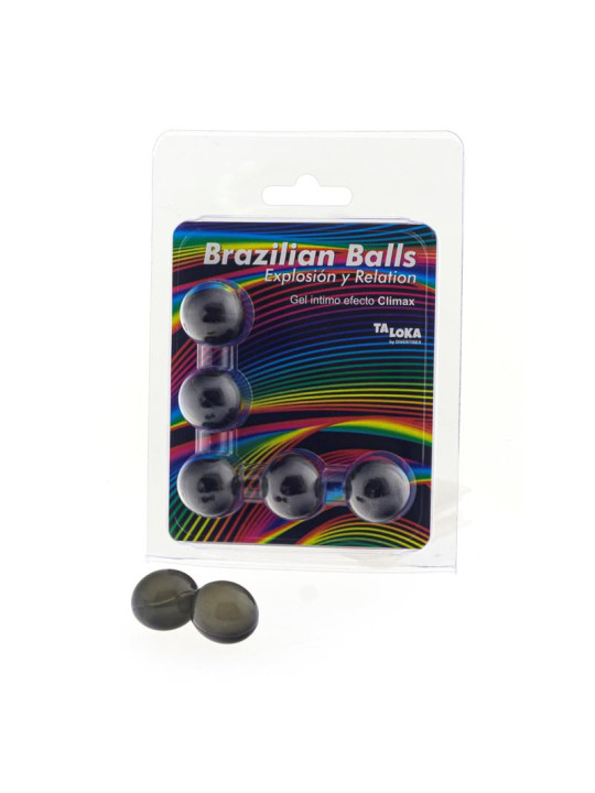 Set 5 Brazilian Balls Gel Excitante Efecto Climax