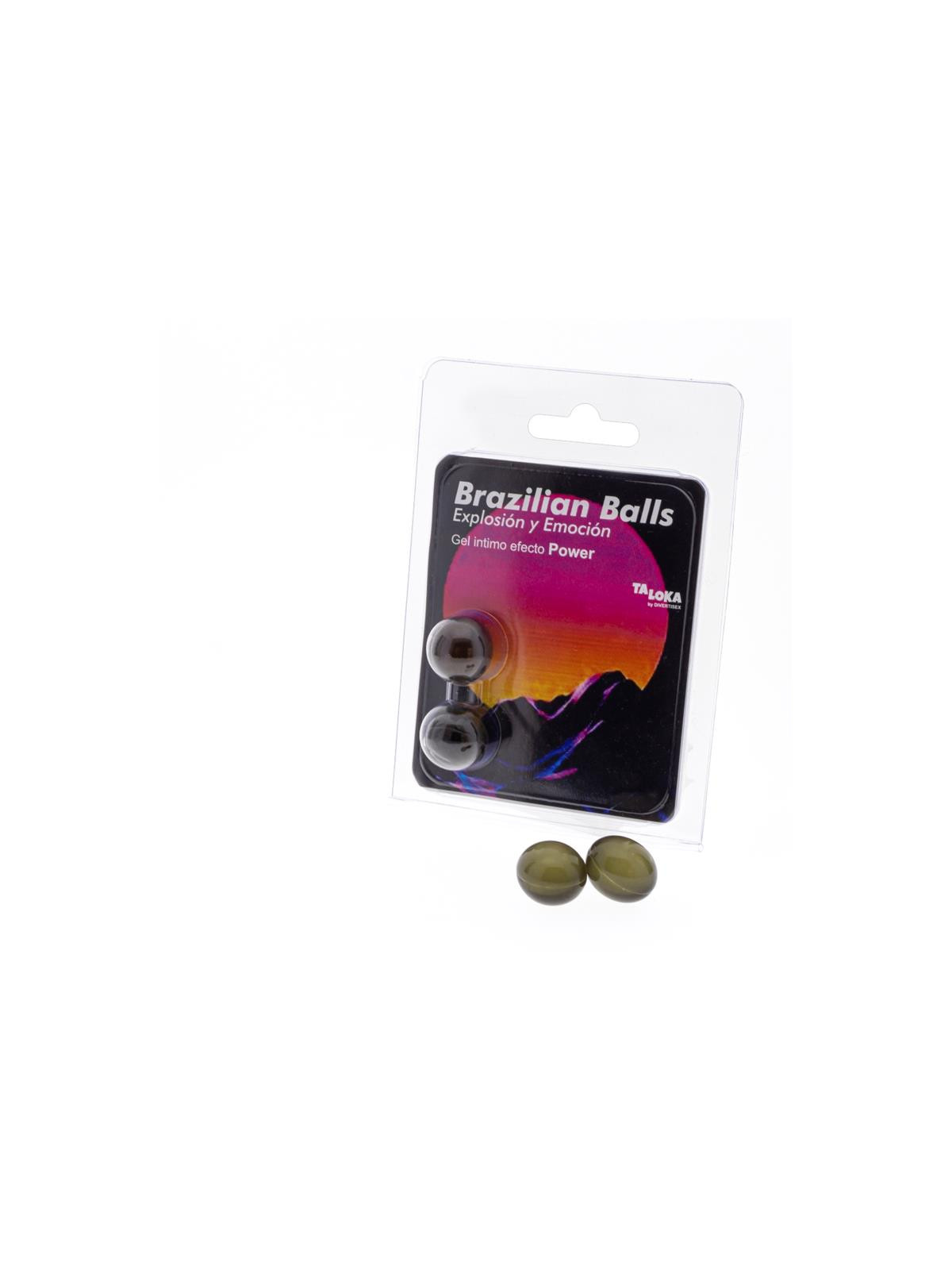 Set 2 Brazilian Balls Gel Excitante Efecto Power