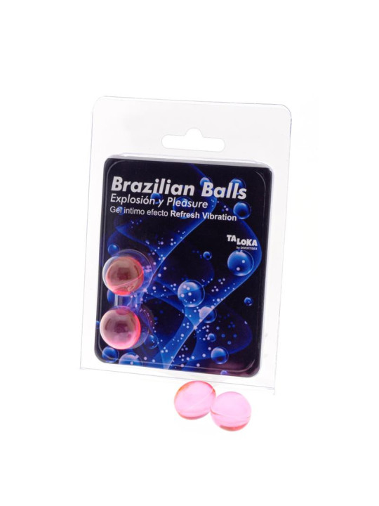 Set 2 Brazilian Balls Excitante Efecto Refresh Vibración