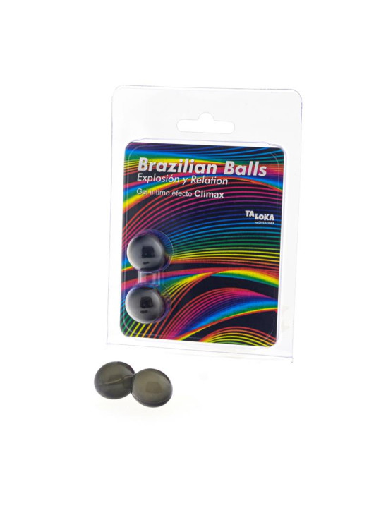 Set 2 Brazilian Balls Gel Excitante Efecto Climax