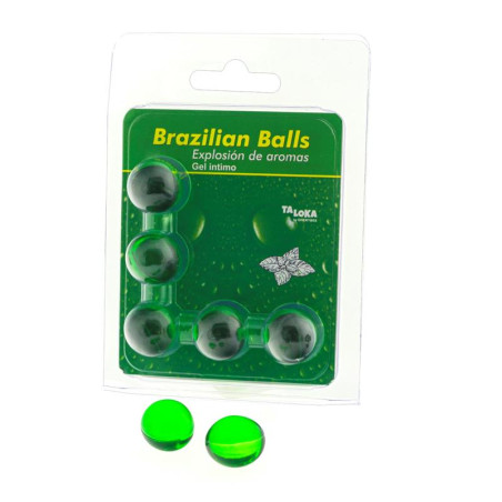 Set 5 Brazilian Balls Explosion Aroma Menta