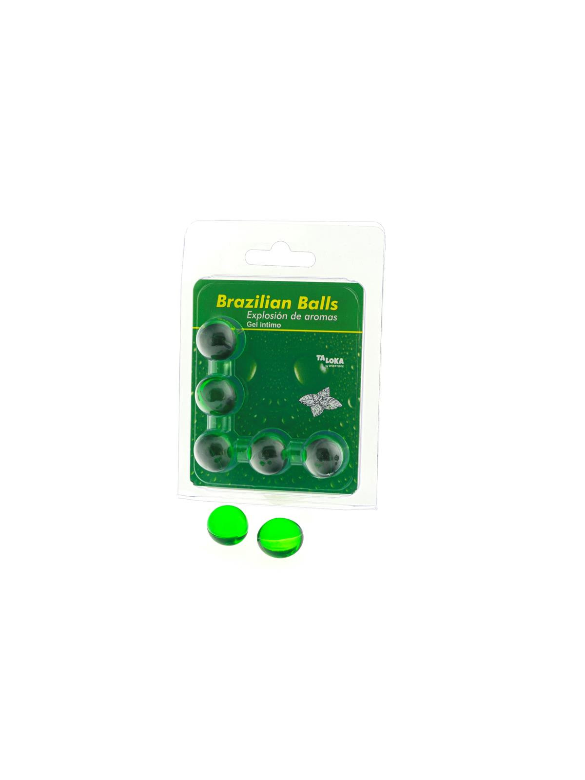 Set 5 Brazilian Balls Explosion Aroma Menta