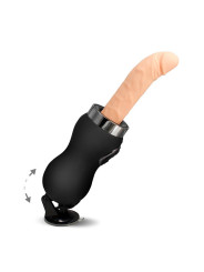 Sex Machine Vibración, Thrusting y Calor Control Remoto USB