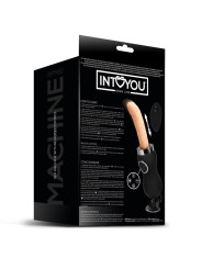 Sex Machine Vibración, Thrusting y Calor Control Remoto USB