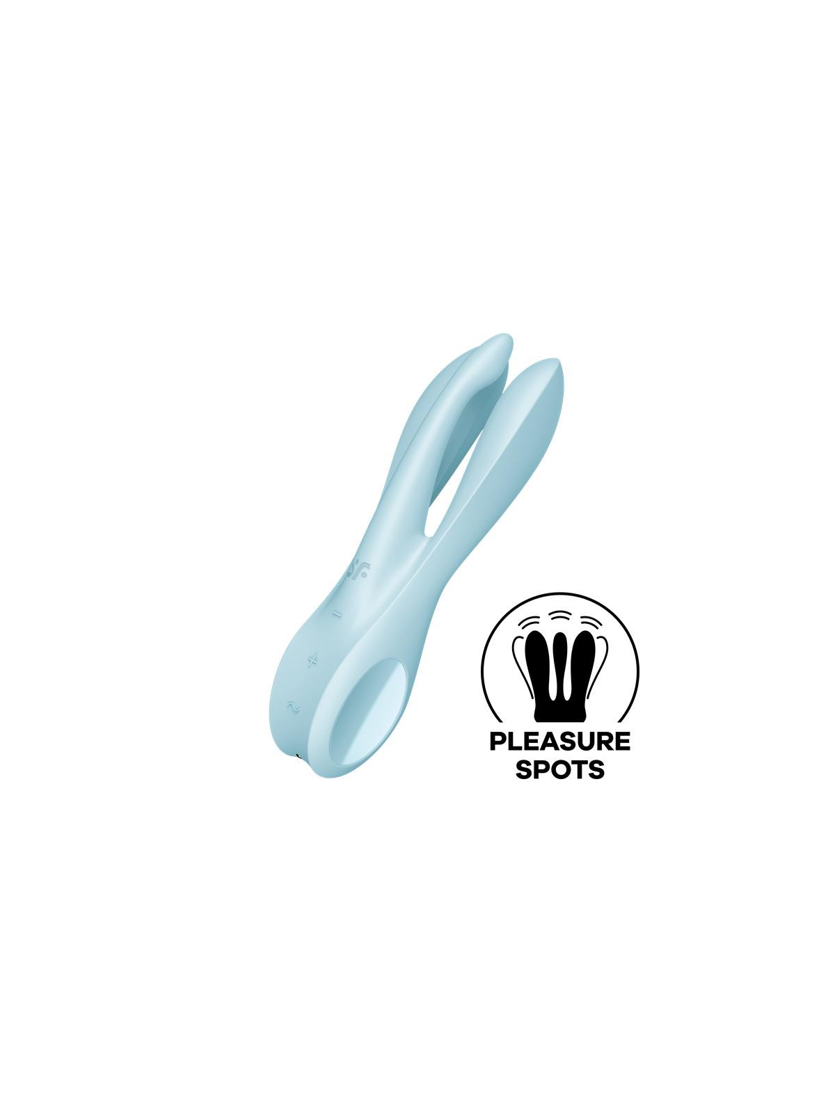 Vibrador Threesome 1 Light Azul