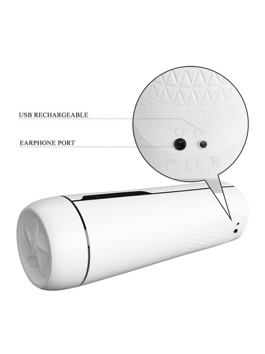 Sienna Masturbador Masculino con Vibración, Voz Sex Talk y Succión