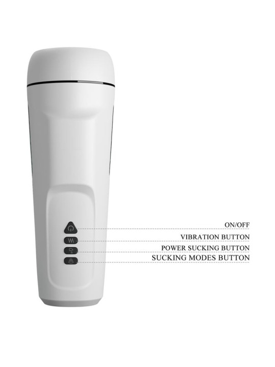 Sienna Masturbador Masculino con Vibración, Voz Sex Talk y Succión