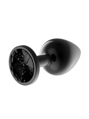 Blackgem Plug Anal Metálico con Joya Talla S Negro