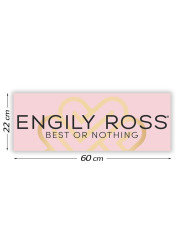 Cartel Promocional Engily Ross 60 cm x 22 cm