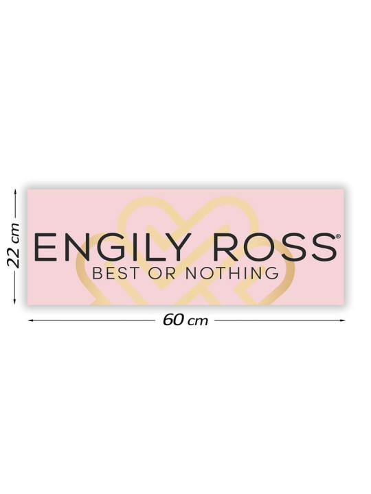 Cartel Promocional Engily Ross 60 cm x 22 cm