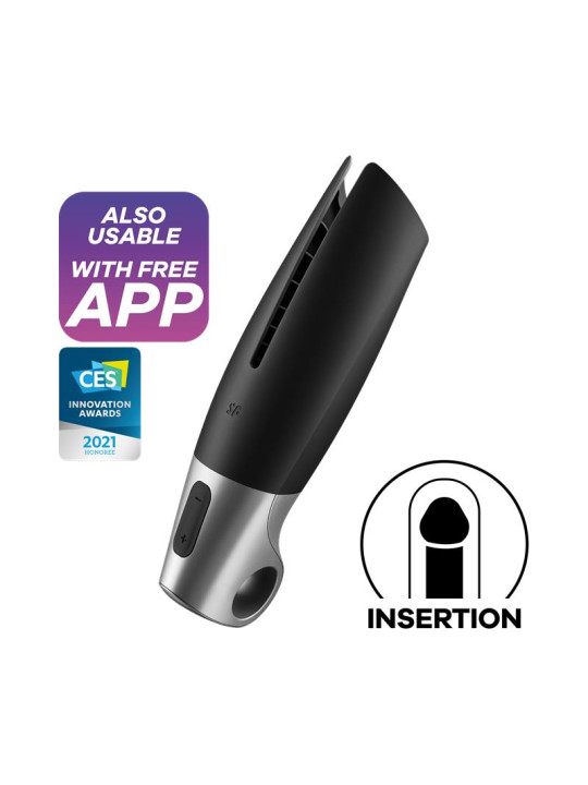 Masturbador Power Masturbator con APP Satisfyer Connect