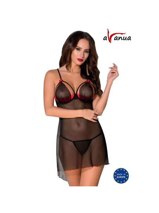 CYRA Chemise Rojo/Negro