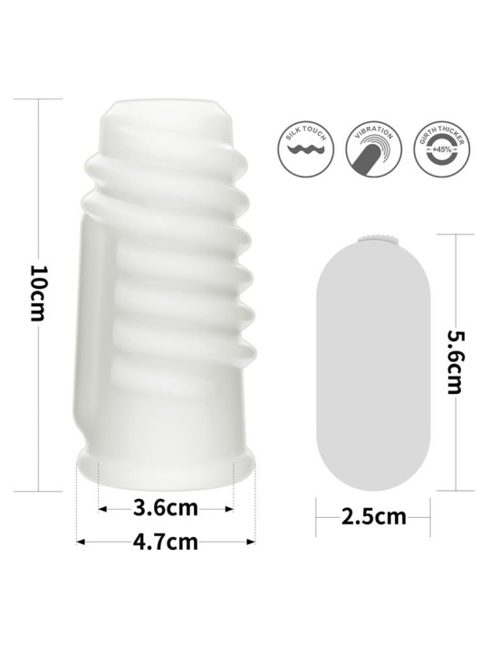 Funda para el Pene con Vibración Spiral Knights