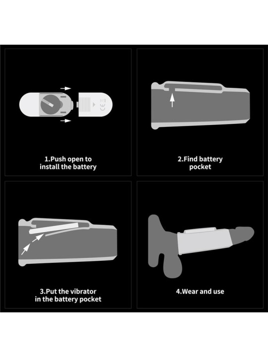 Funda para el Pene con Vibración Drip Knights