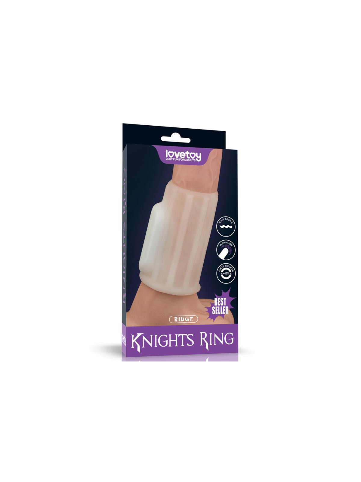 Funda para el Pene con Vibración Ridge Knights