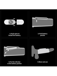 Funda para el Pene con Vibración Ridge Knights