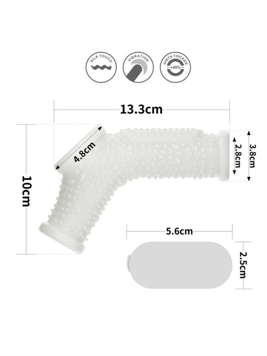 Funda el Pene y Testículos con Vibración Drip Knights