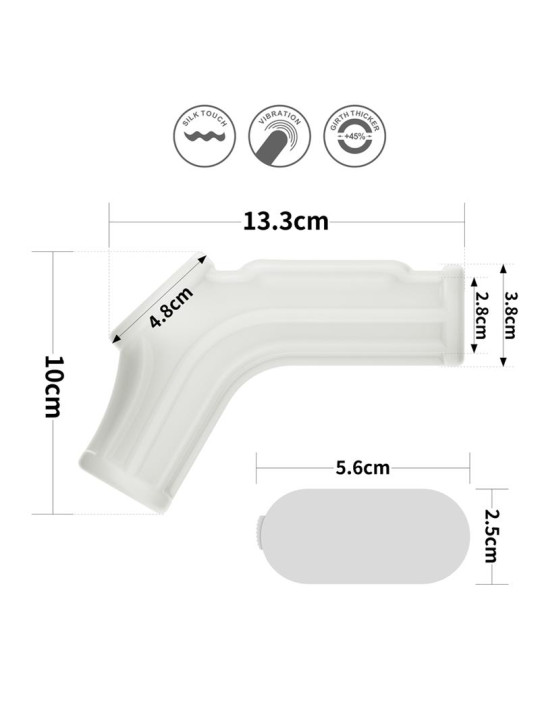 Funda el pene y testículos con vibración Ridge Knights