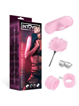 Kit de Bondage para Principiantes Starters 4 Piezas Rosa
