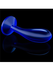 Plug Anal Flawless Azul Transparente 6