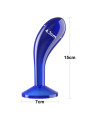 Plug Anal Flawless Azul Transparente 6