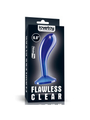 Plug Anal Flawless Azul Transparente 6