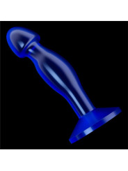 Plug Anal Flawless Azul Transparente 6.5