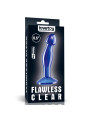 Plug Anal Flawless Azul Transparente 6.5