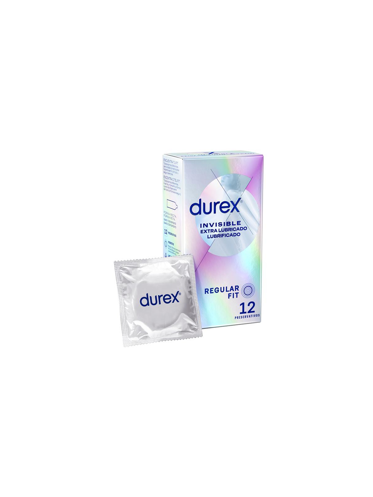 Preservativos Invisible Extra Lubricación 12ud