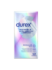 Preservativos Invisible Extra Lubricación 12ud